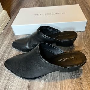 Treasure & Bond  Elle Mule size 7.5 Black